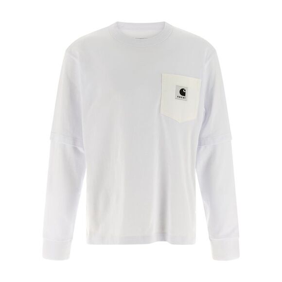 Sacai Women T-Shirt Capsule Sacai X Carhartt Wip